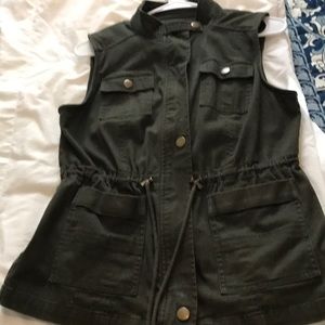 Olive vest